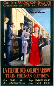 Golden Arrow railway poster, c 1920s.